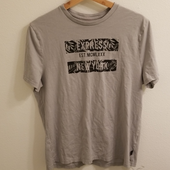 Express Men Grey T Shirt - Picture 3 of 5